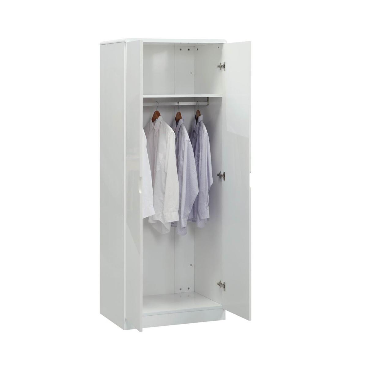 Blanco Two Door Wardrobe - White – image 3