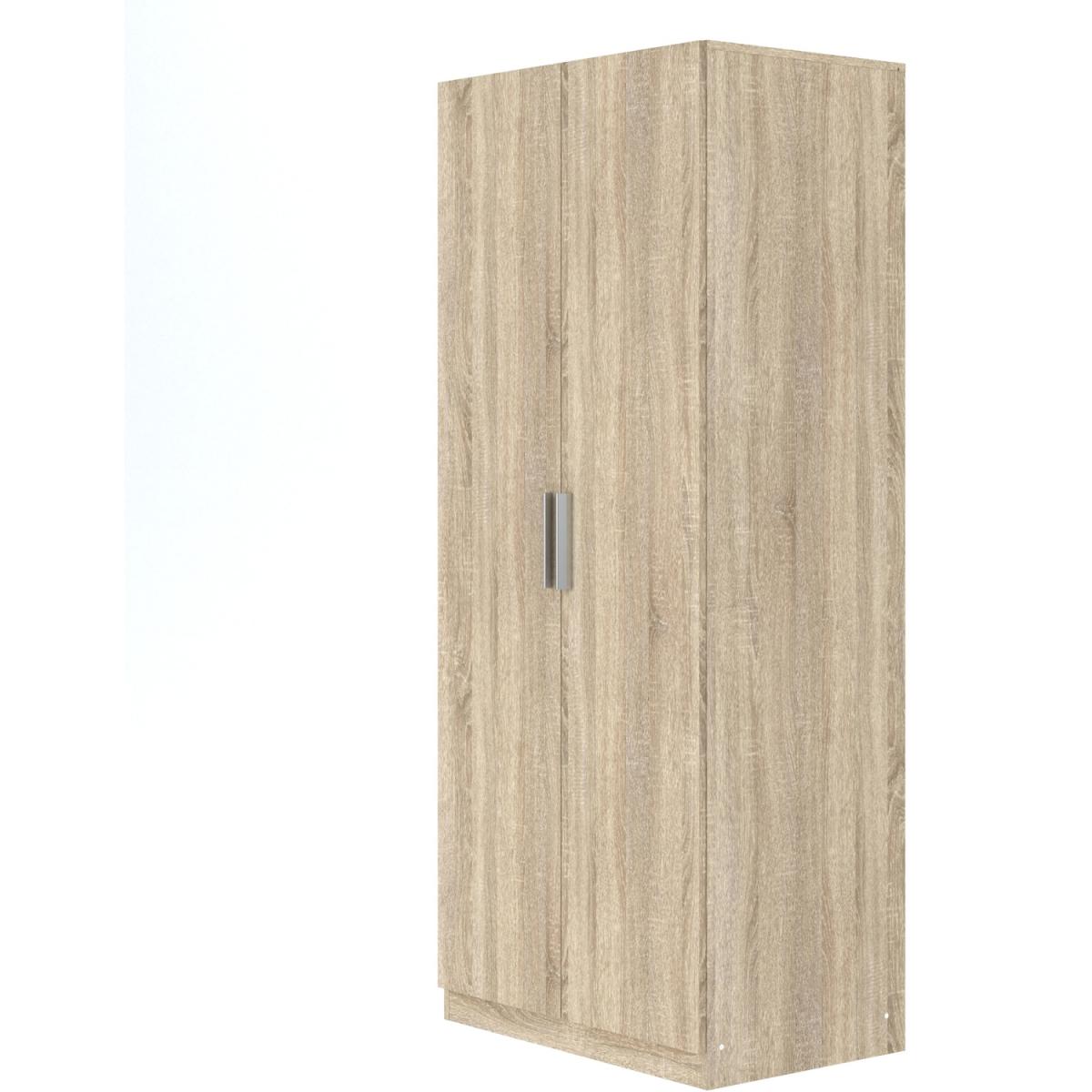 Helsinki 2 Door Wardrobe - Oak effect – image 2