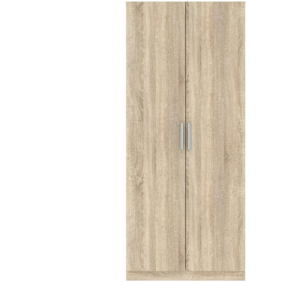 Helsinki 2 Door Wardrobe - Oak effect – image 3