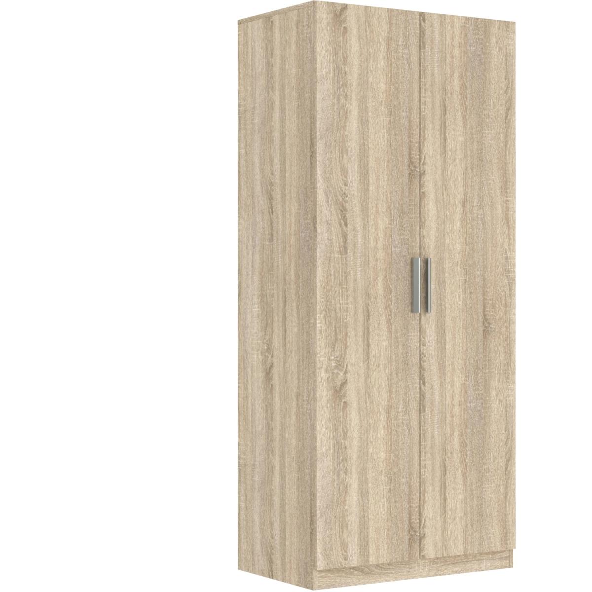 Helsinki 2 Door Wardrobe - Oak effect – image 5