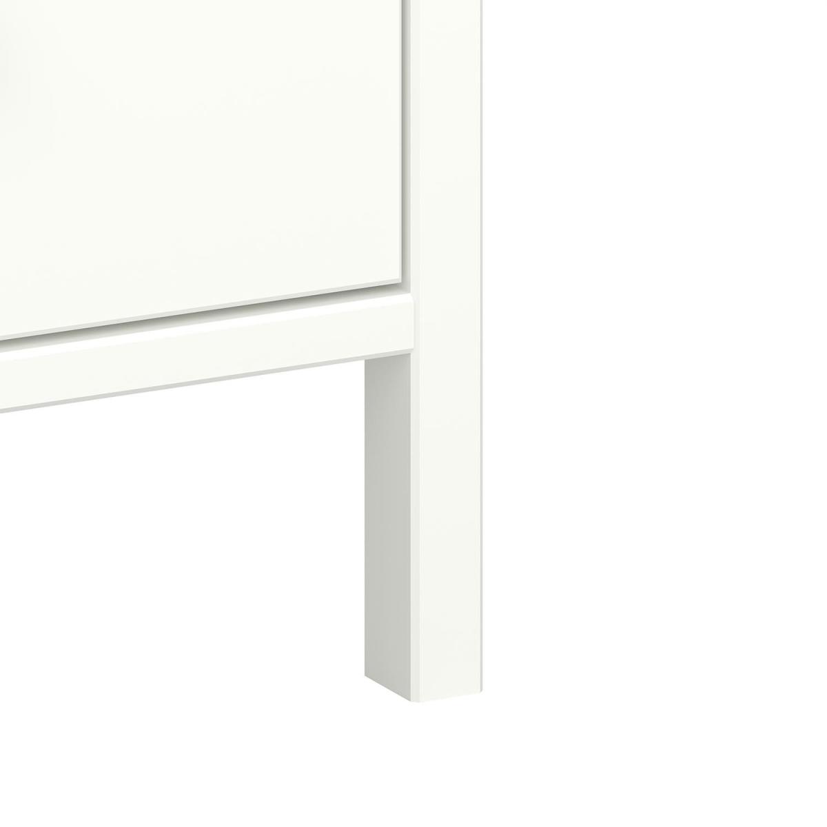 Tromso 1-Door Mirrored Wardrobe - White – image 6