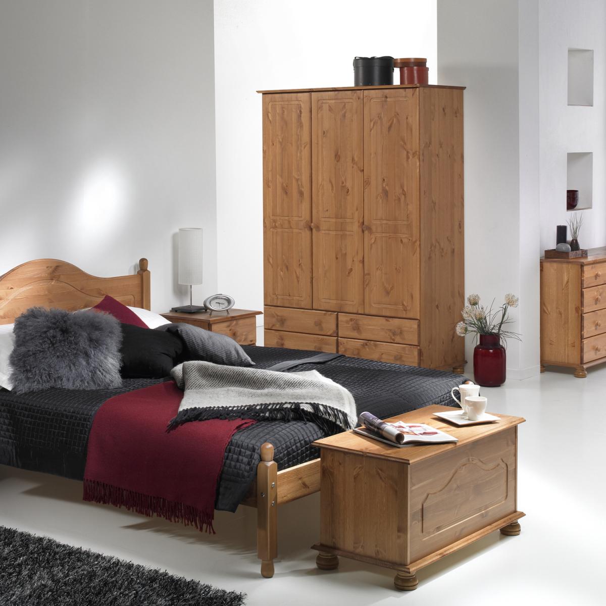 Jonas & James Cecilia Three Door Four Drawer Wardrobe - Pine – image 2