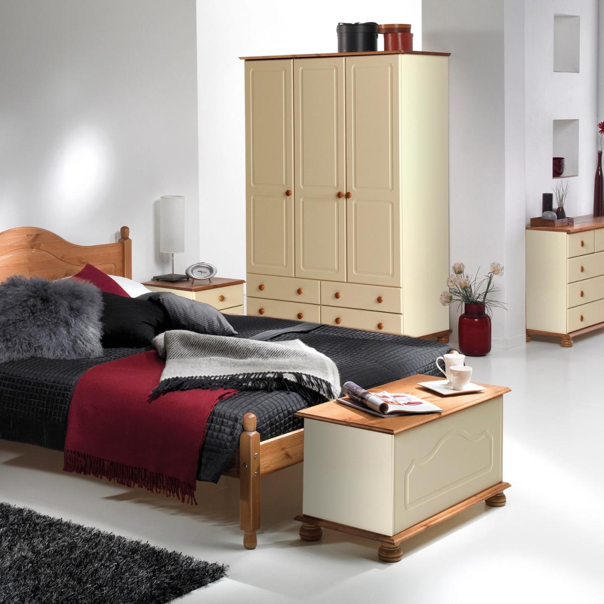 Jonas & James Cecilia Three Door Four Drawer Wardrobe - Pine – image 19
