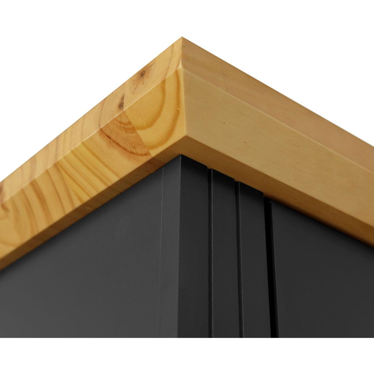 Toledo 2 Door Wardrobe - Grey Oak Effect – image 5