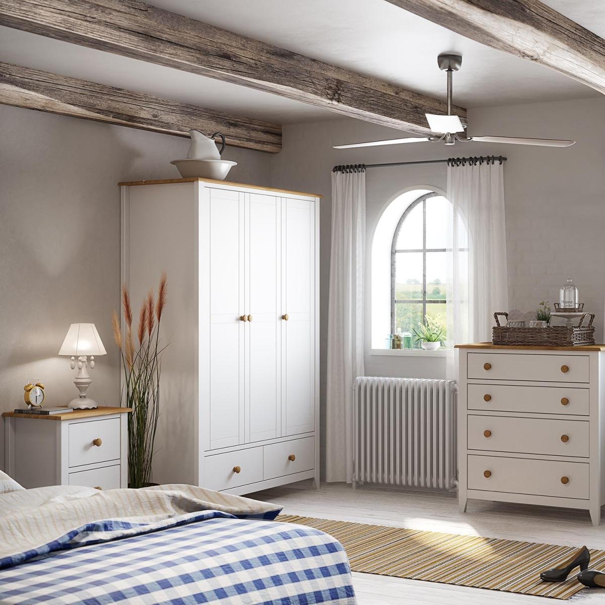 Heston 2-Door Wardrobe - White – image 8