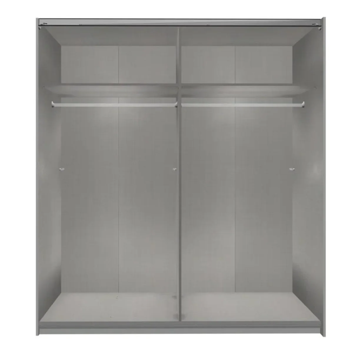 Naadira White and Oak 2 Door 180cm Wardrobe - White – image 4