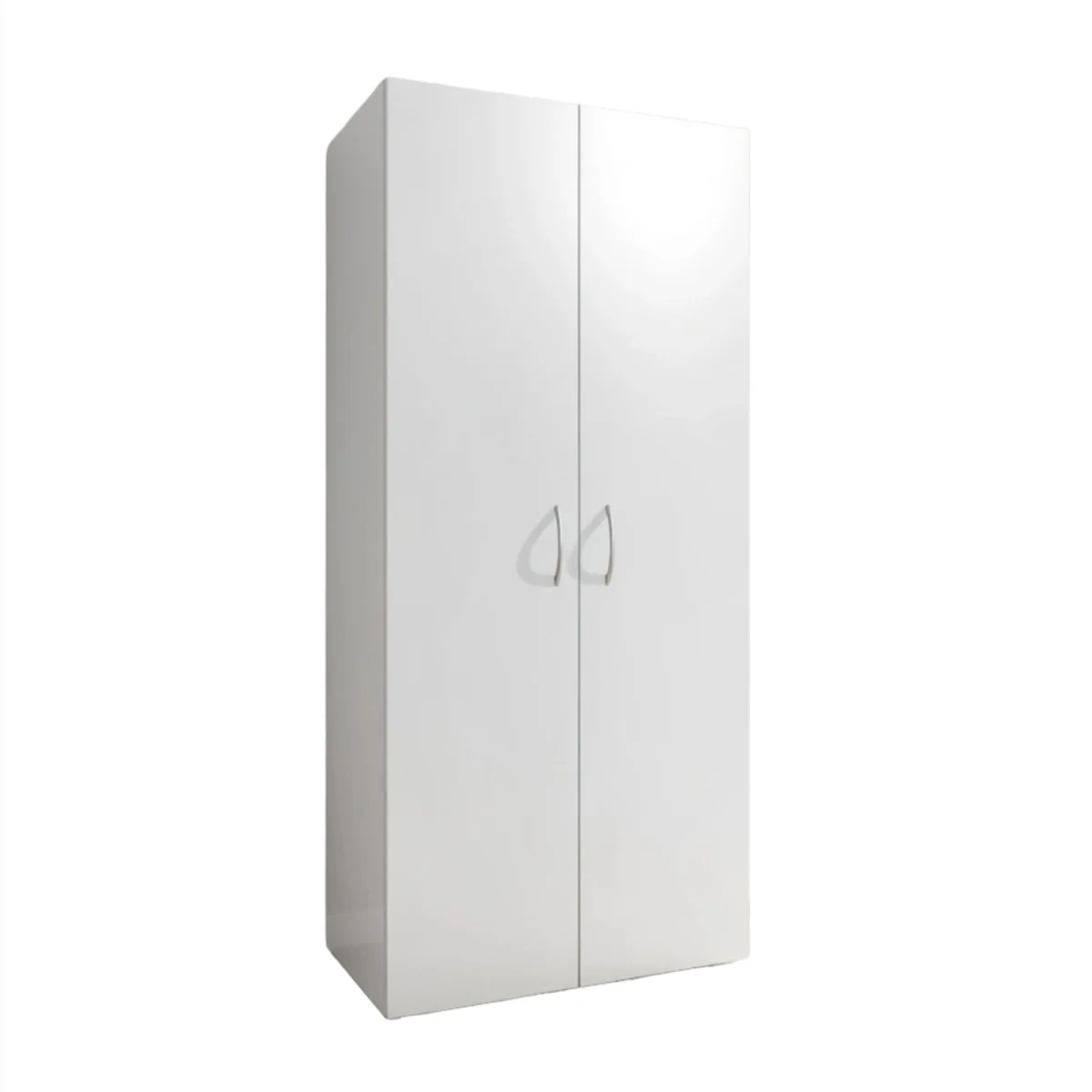 Priscille White 2 Door 80cm Wardrobe - White – image 2