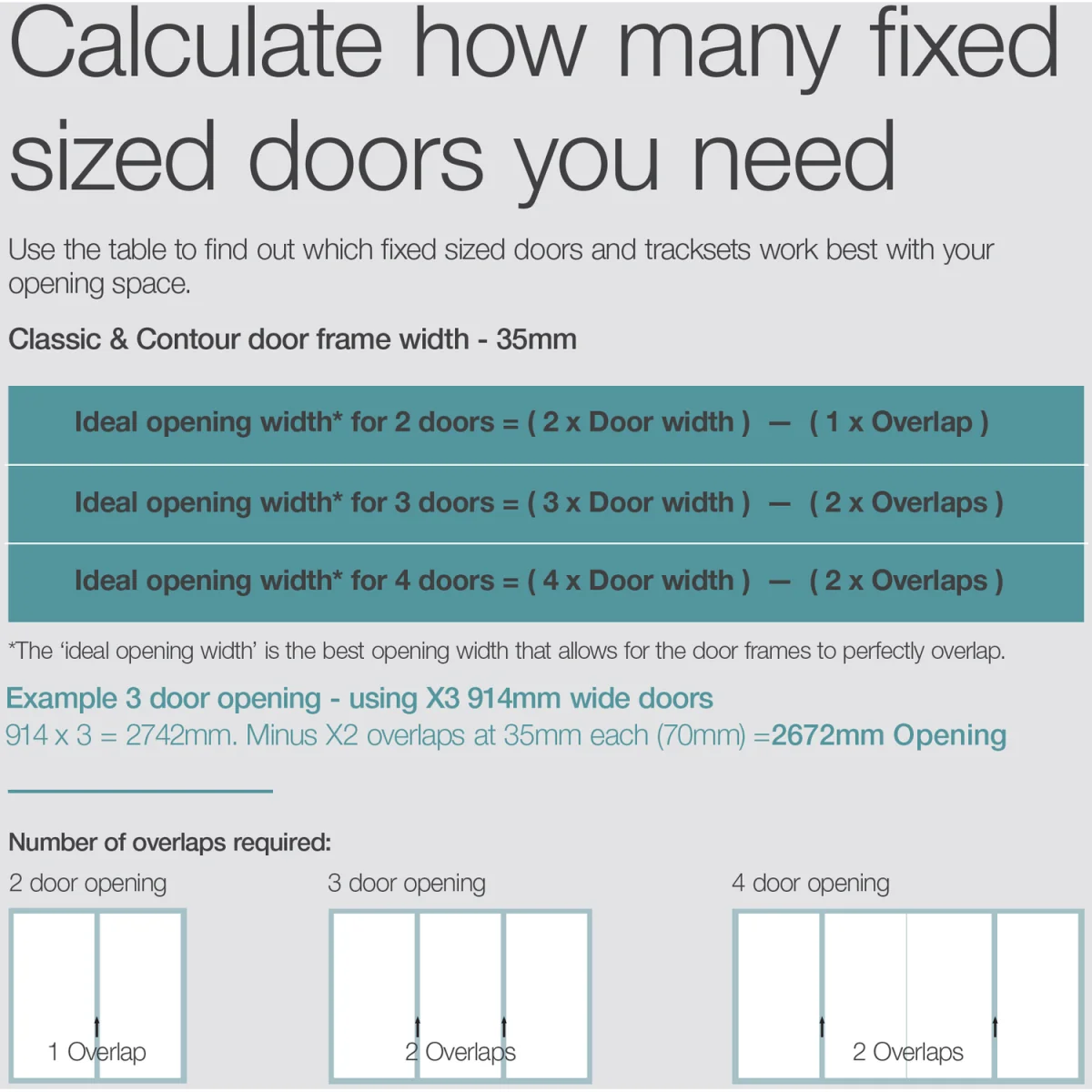 Spacepro Dove Grey & Mild Oak Classic Sliding Wardrobe Kit - Dove Grey/Walnut / 3586mm / 4 – image 3