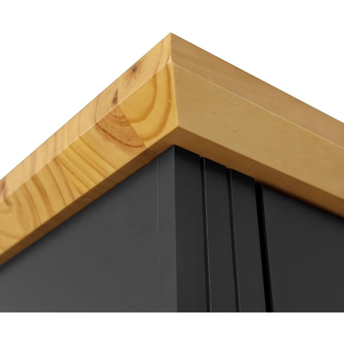 Toledo 3 Door Wardrobe - Grey – image 6