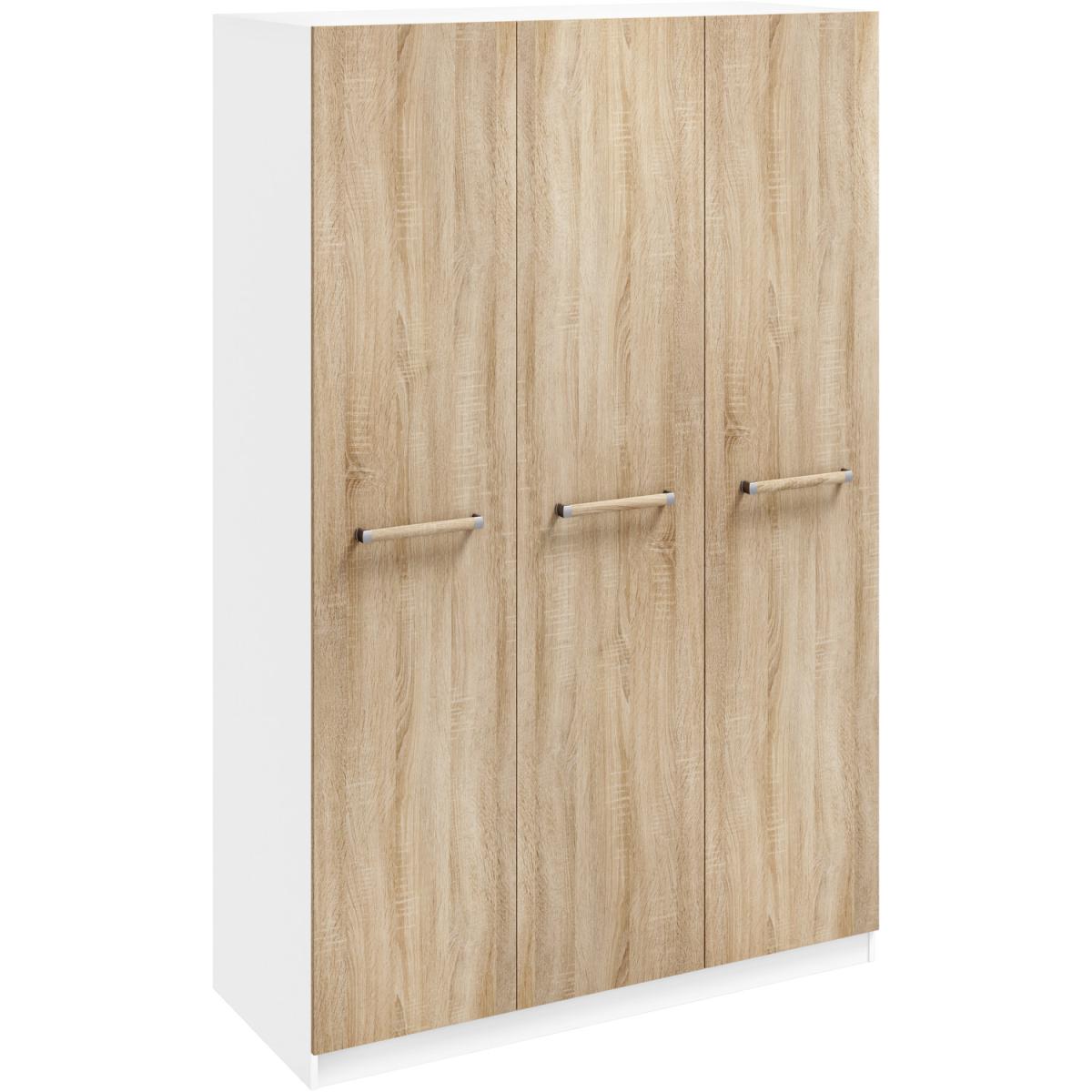 Rio Wardrobe - Oak/Apline White / 3 Door Wardrobe – image 3