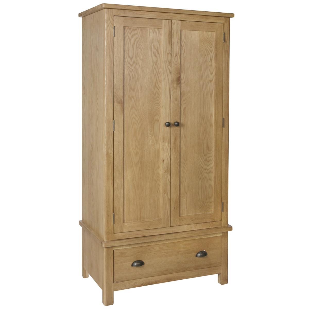 Cambridge Gents Wardrobe - Rustic Oak – image 2