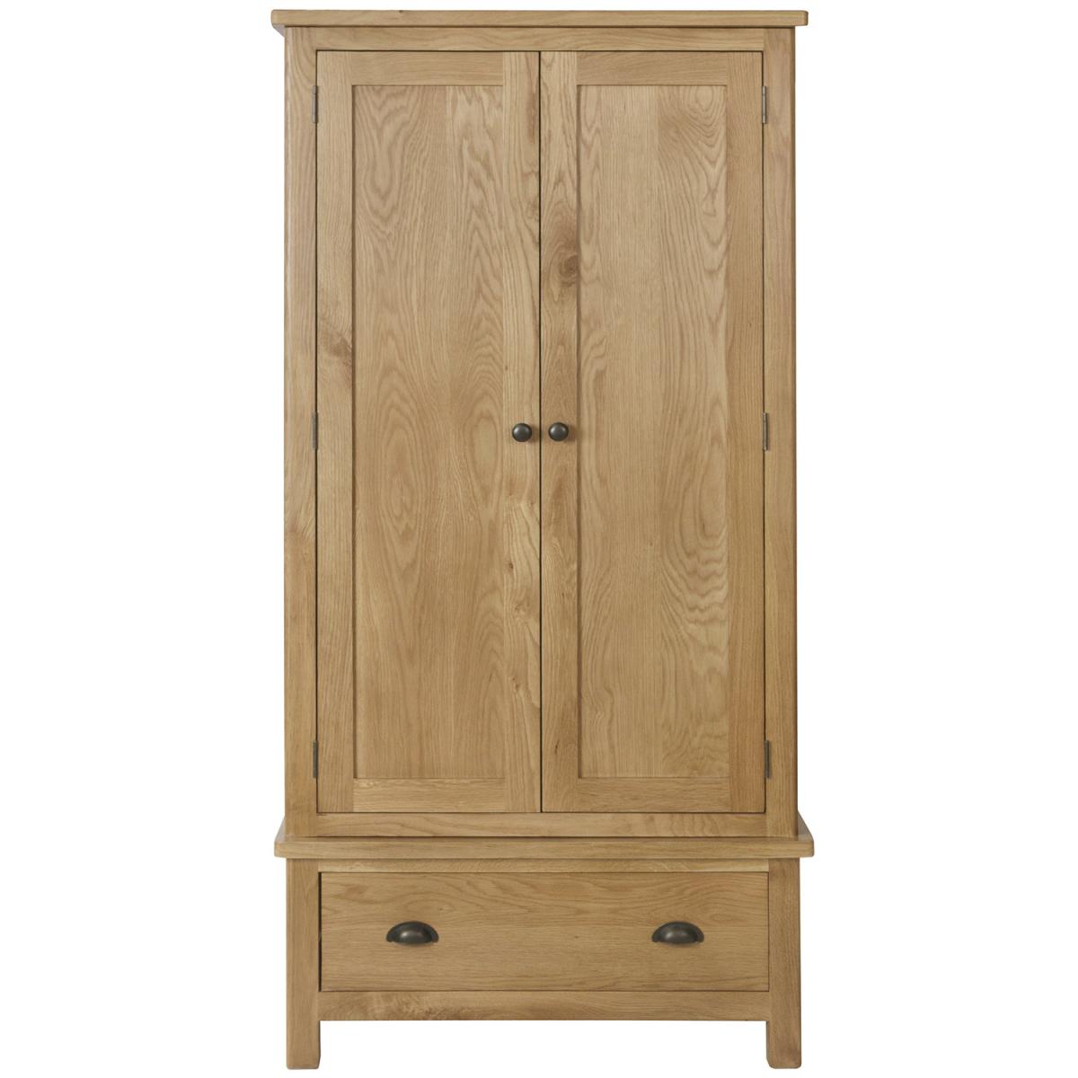 Cambridge Gents Wardrobe - Rustic Oak – image 3