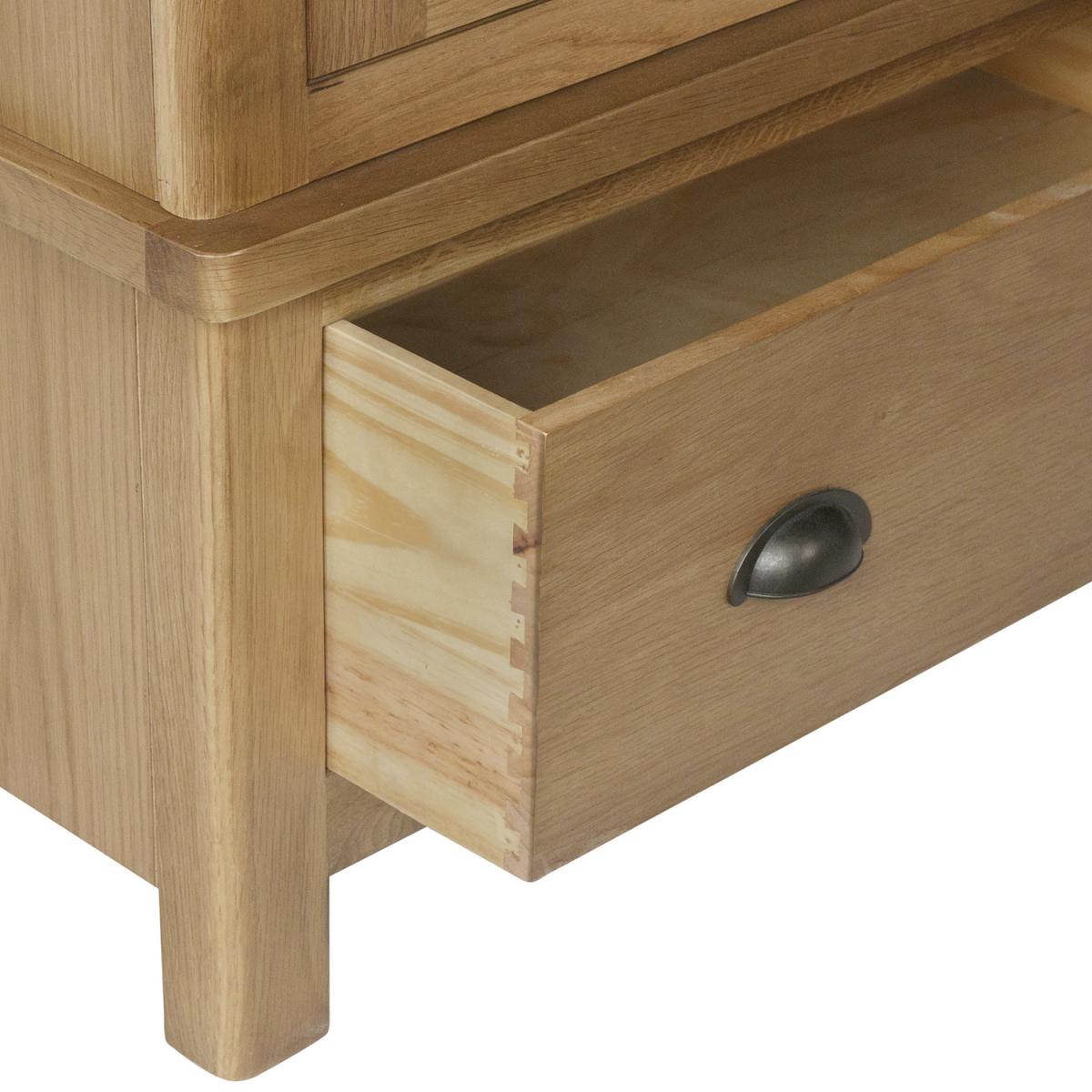 Cambridge Gents Wardrobe - Rustic Oak – image 5