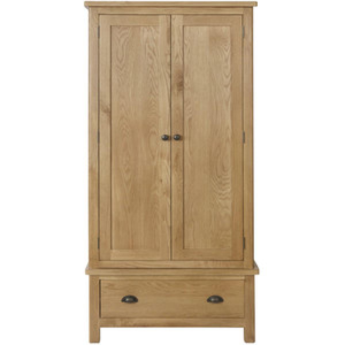 Cambridge Gents Wardrobe - Rustic Oak – image 6
