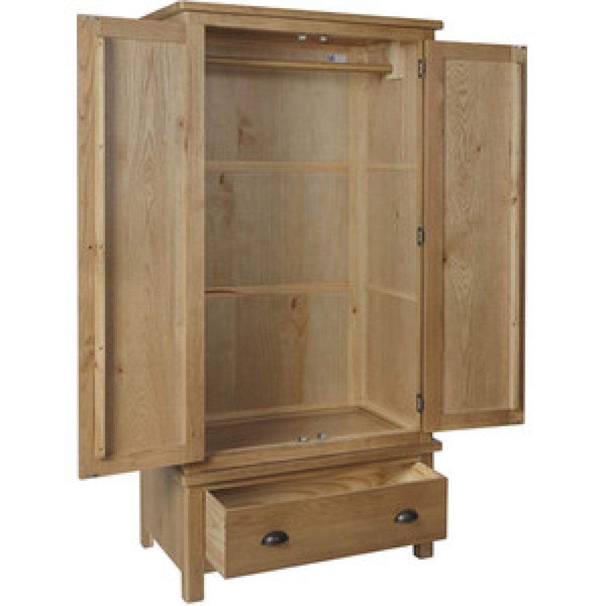 Cambridge Gents Wardrobe - Rustic Oak – image 7