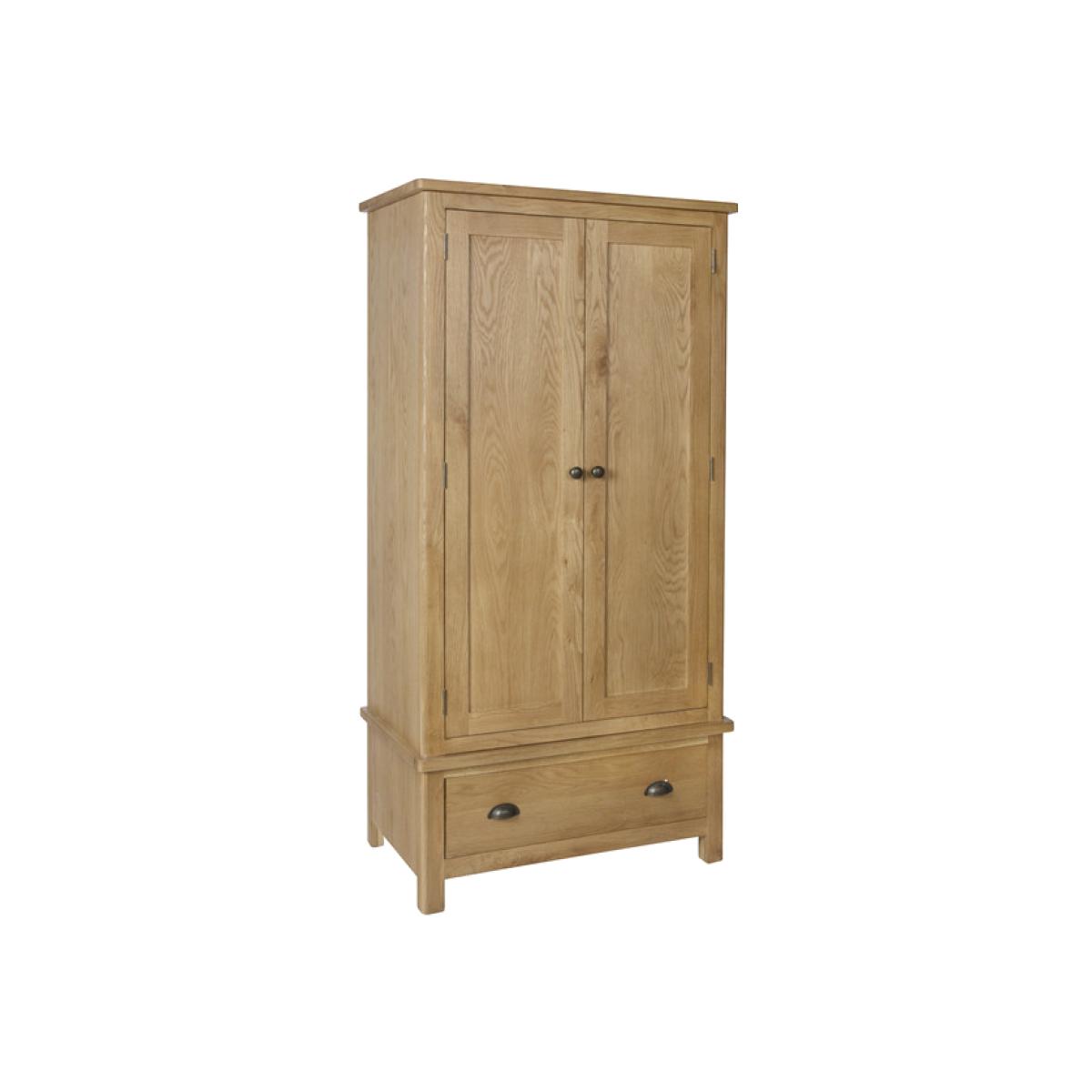 Cambridge Gents Wardrobe - Rustic Oak – image 1