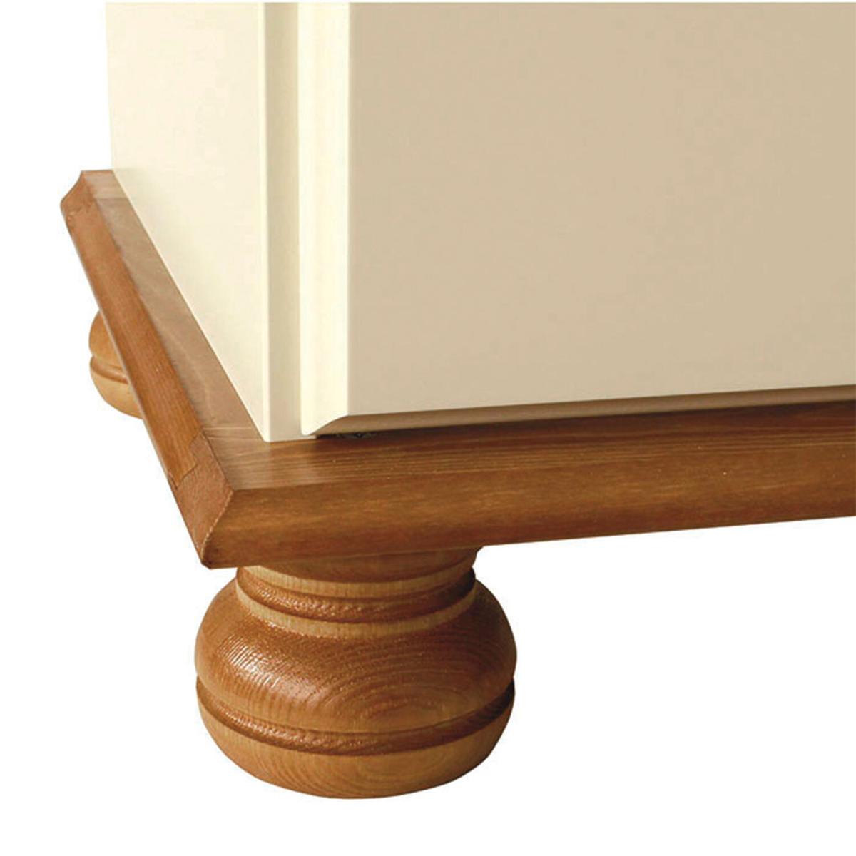 Copenhagen 2-Door Wardrobe - Cream and Pine – image 5