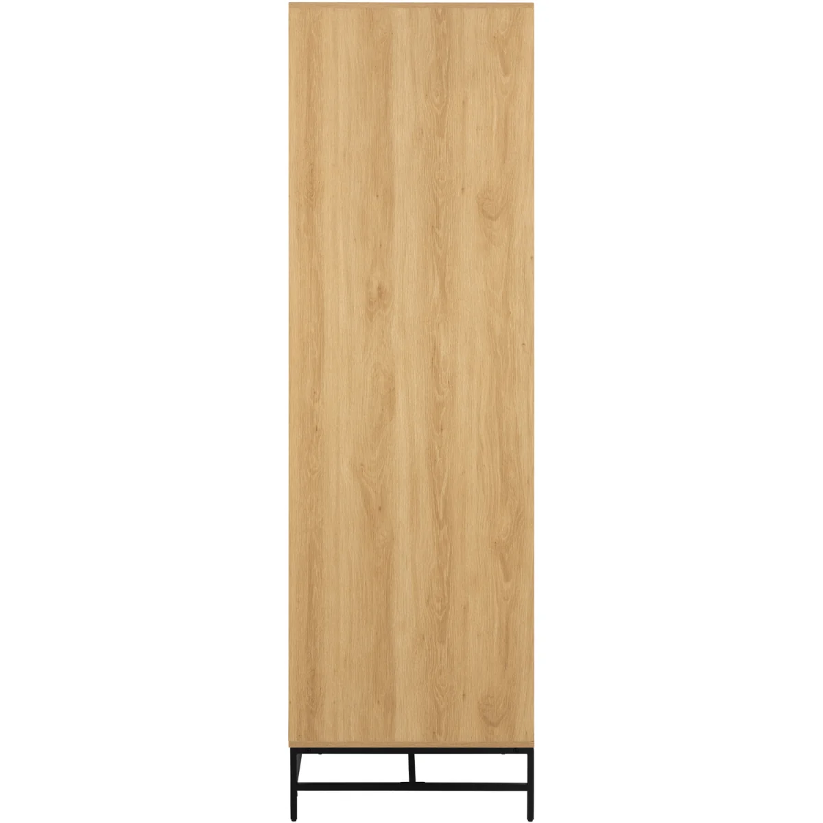 Albany Wardrobe 4 Doors in Black/Oak - Black & Oak – image 5