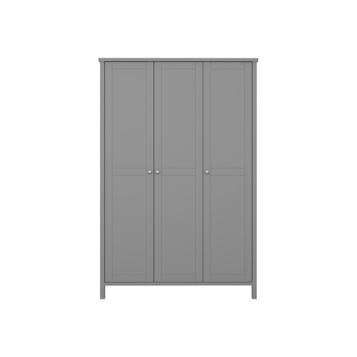 Tromso Three Door Wardrobe - Grey – image 1