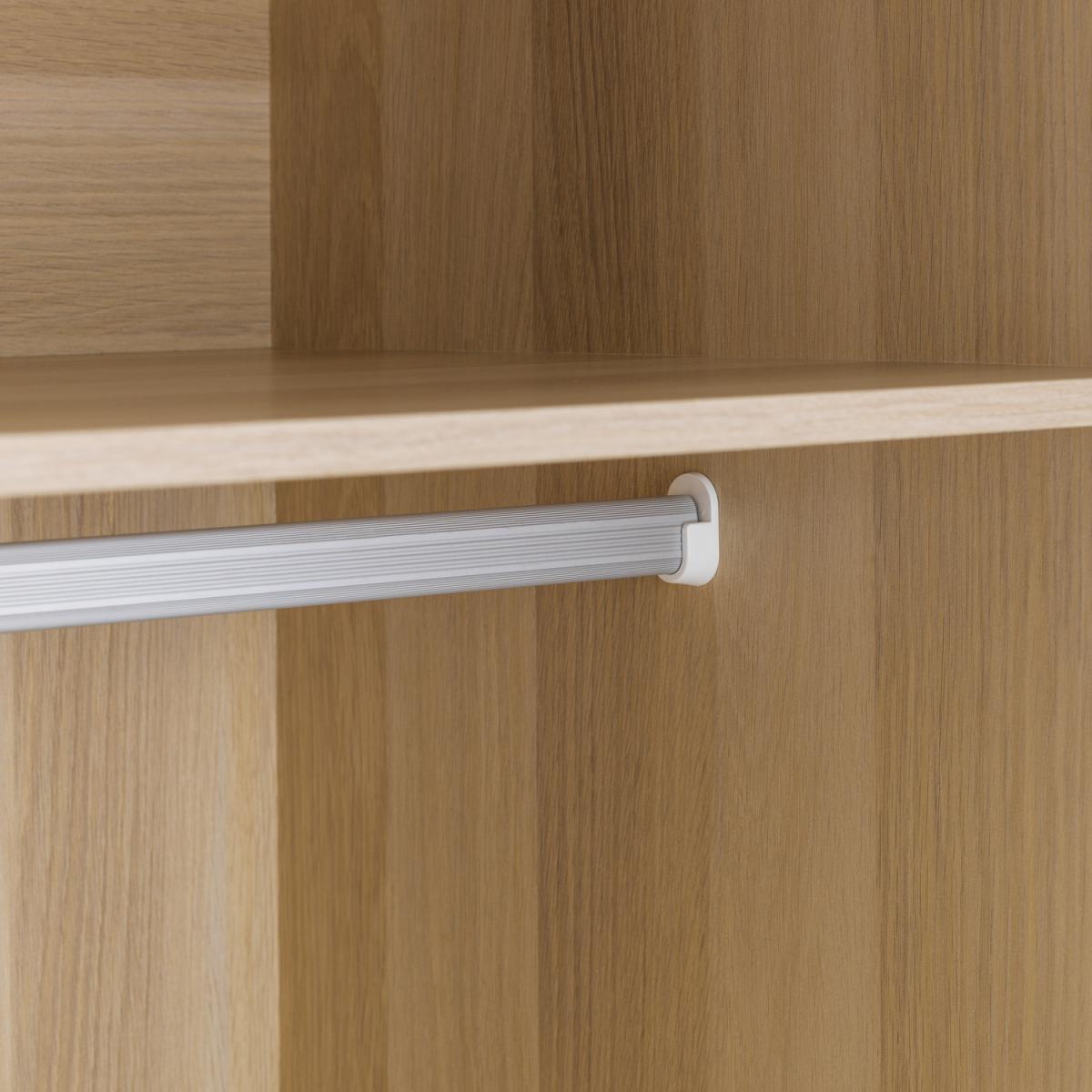 Jupiter 2 Door Wardrobe - Oak and White - Oak/White – image 4