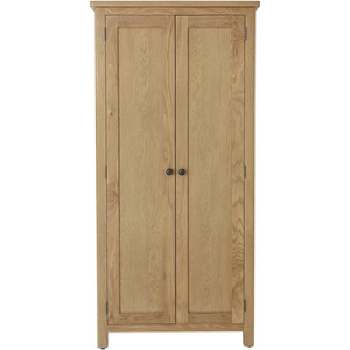 Cambridge 2 Door Full Hanging Wardrobe - Dove Grey – image 7