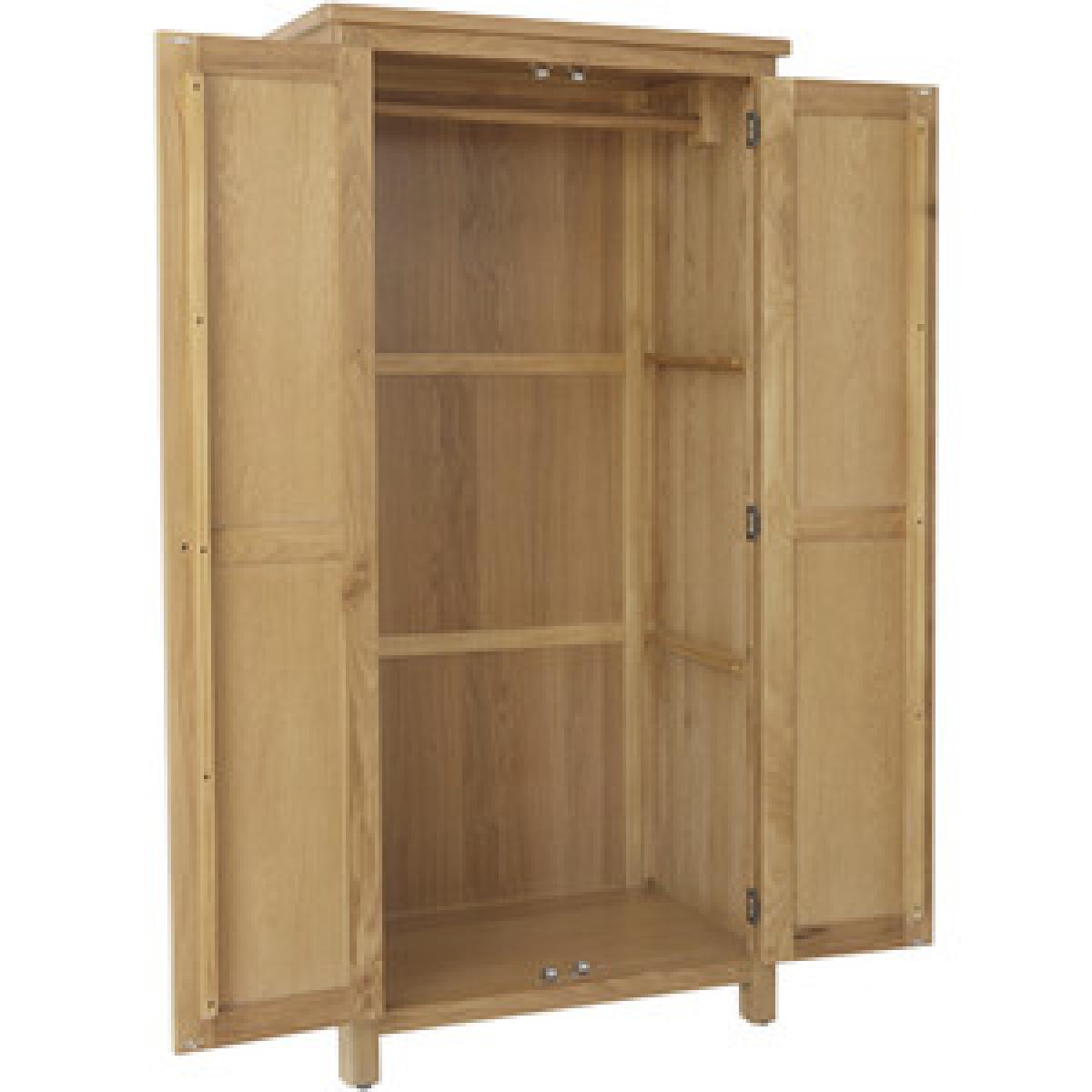 Cambridge 2 Door Full Hanging Wardrobe - Dove Grey – image 8