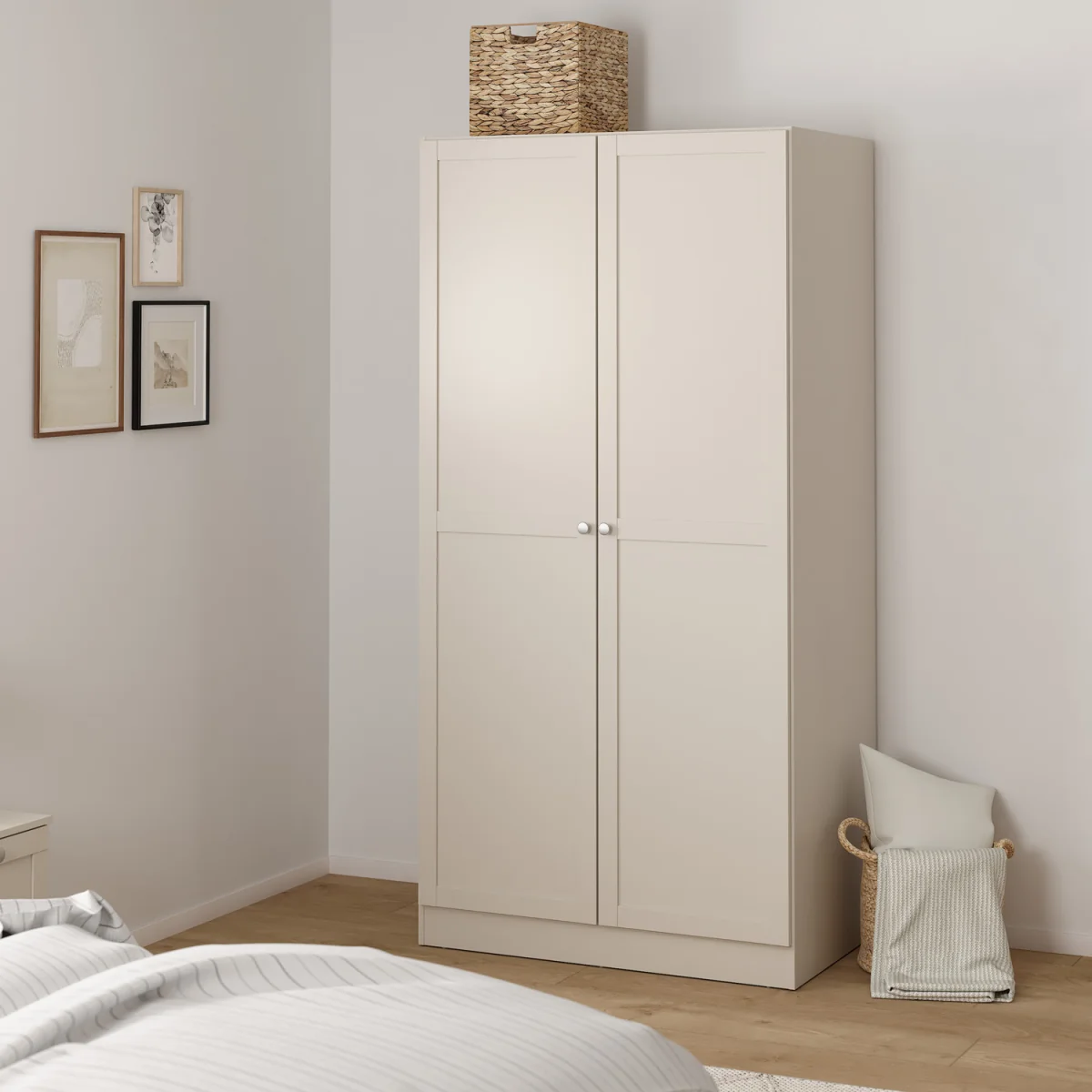 Brande Wardrobe 2 Doors - Natural – image 2