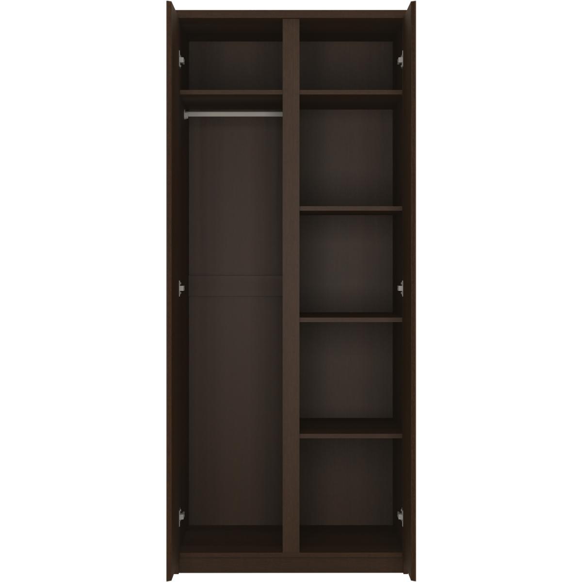 Sevenoaks Two Door Wardrobe - Dark Mahogany – image 5