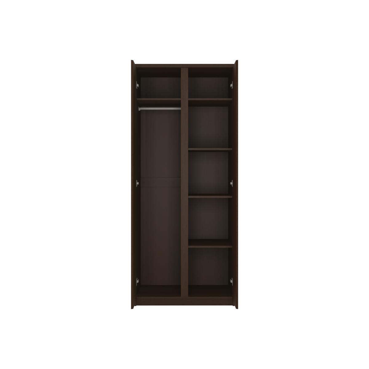 Sevenoaks Two Door Wardrobe - Dark Mahogany – image 1