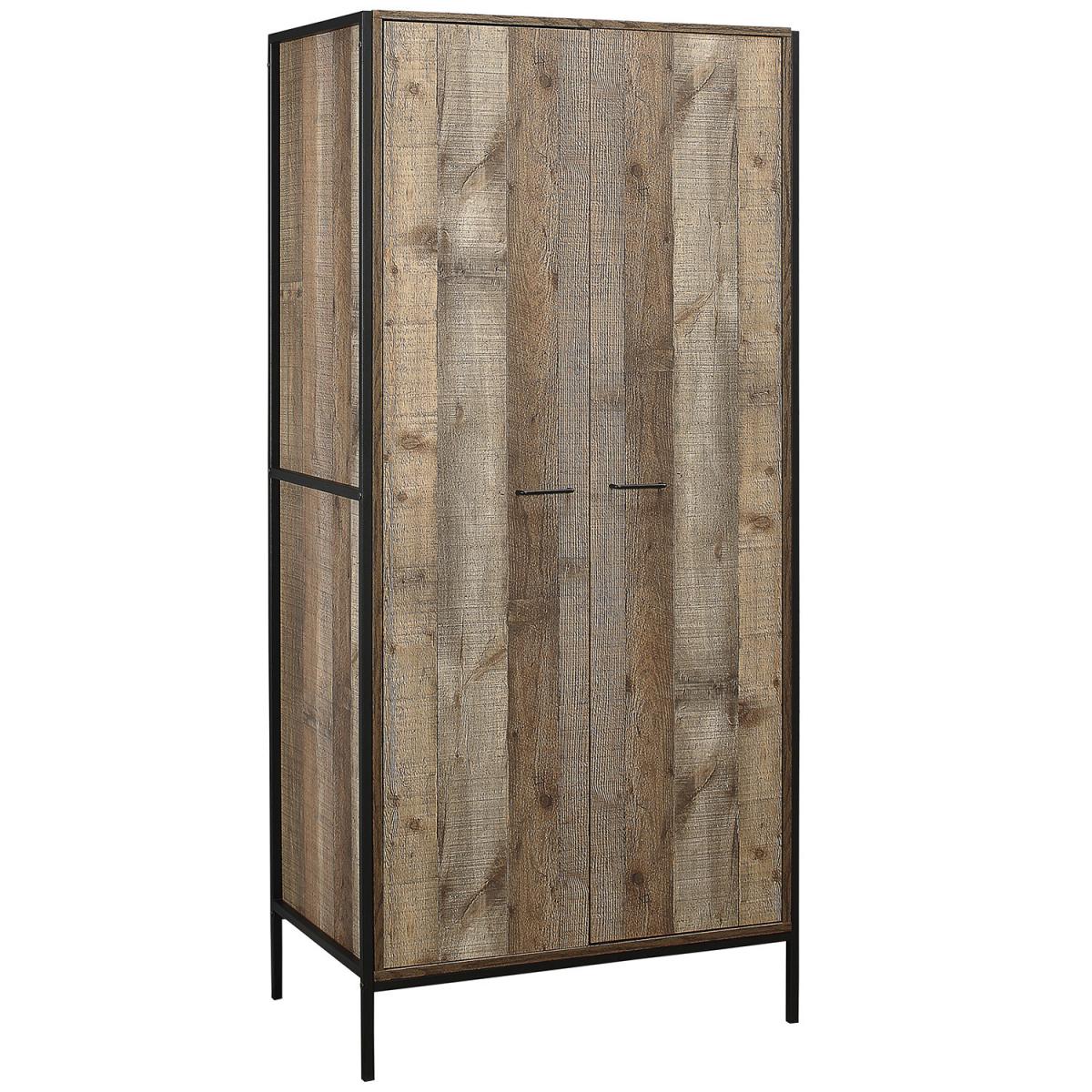 Urban Rustic 2 Door Wardrobe – image 2