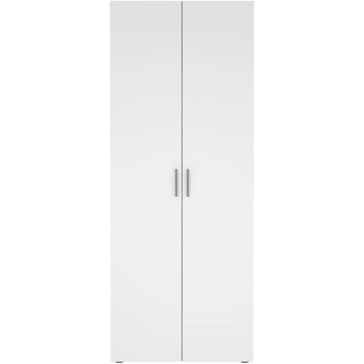 Pepe Wardrobe with 2 Doors in Oak with White High Gloss - Oak & White High Gloss – image 5