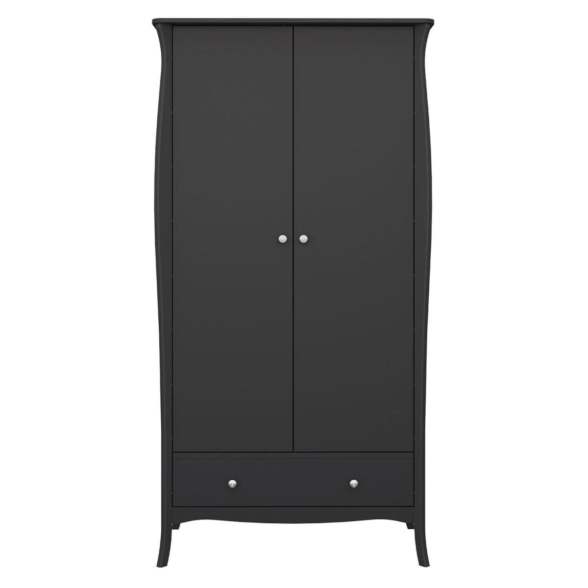 Baroque Double Wardrobe  - Black – image 3