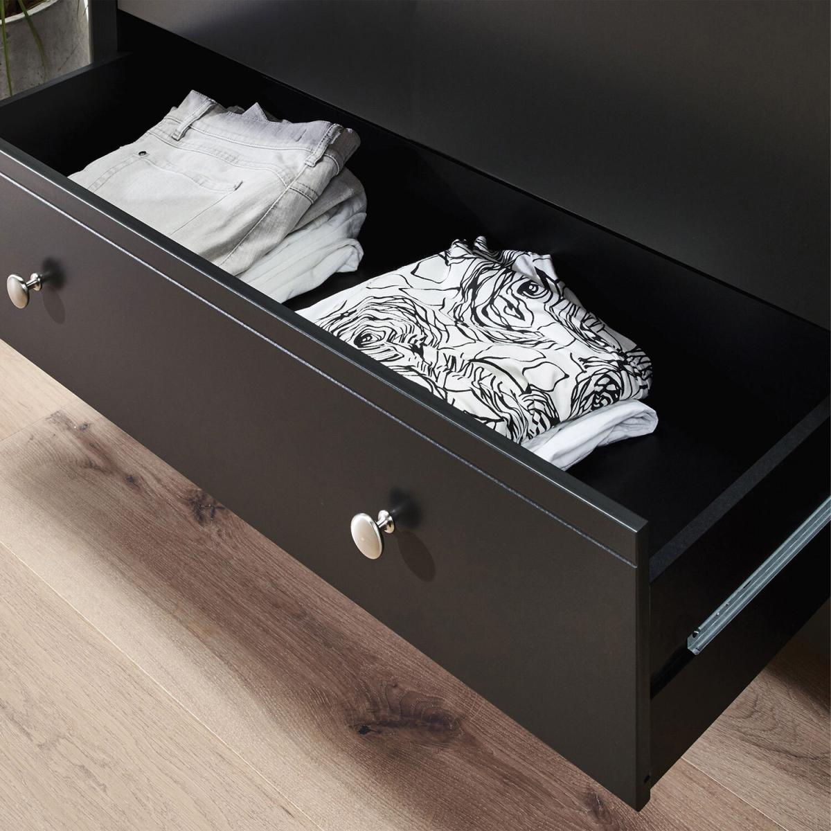 Baroque Double Wardrobe  - Black – image 7