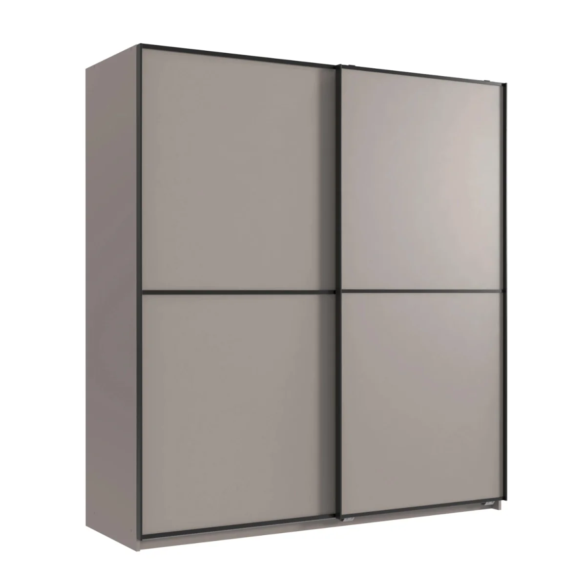 Ulm 135cm Grey Sliding Door Wardrobe - Grey – image 3