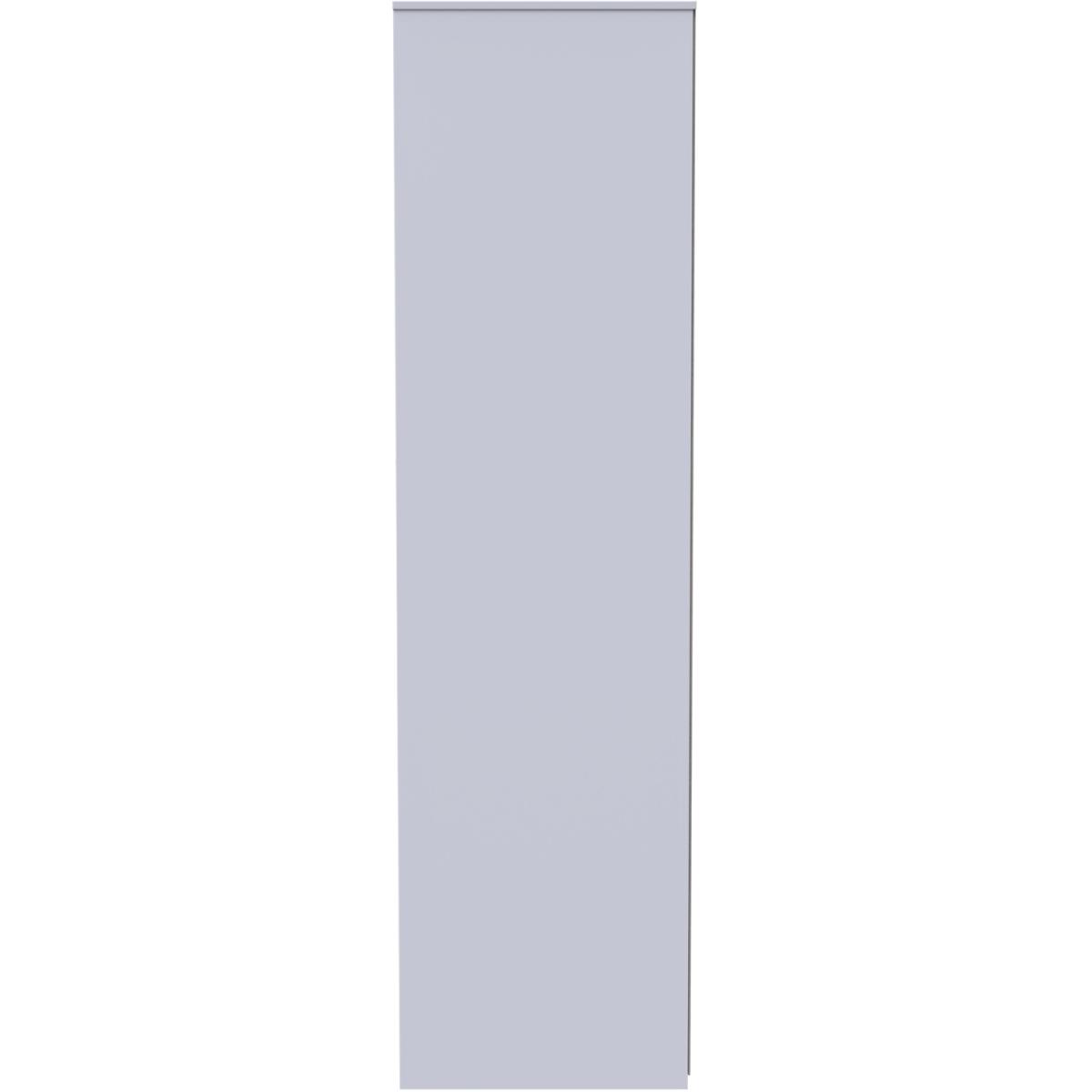 Padstow Ready Assembled Tall Plain Wardrobe - Uniform Gloss & White – image 2