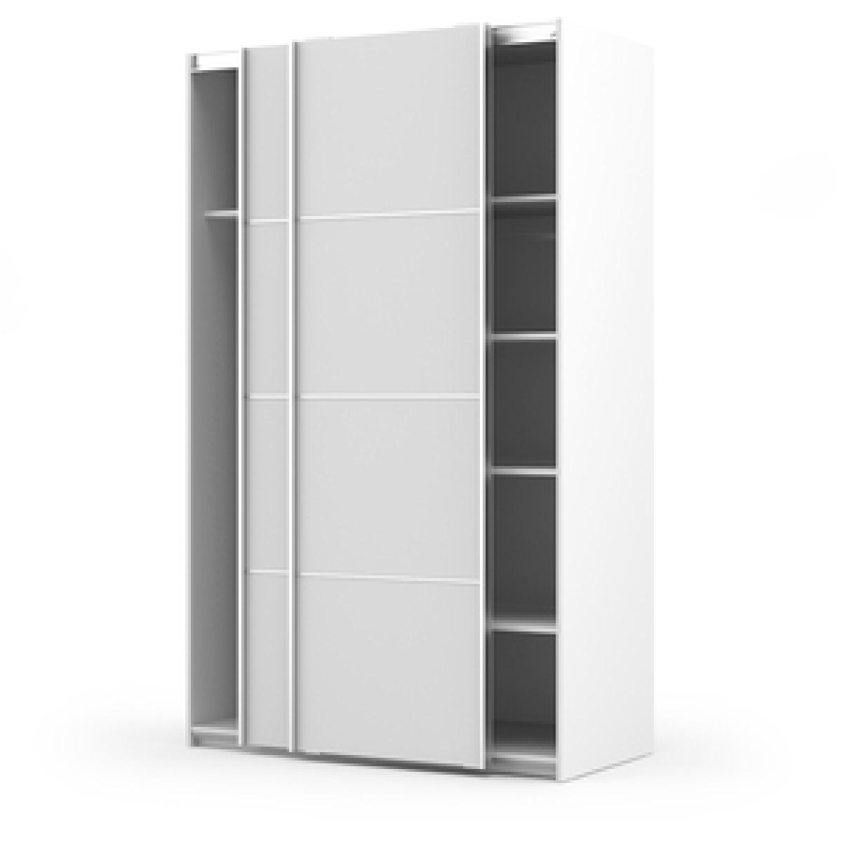 Valentino Sliding Wardrobe with 5 Shelves - Oak – image 16