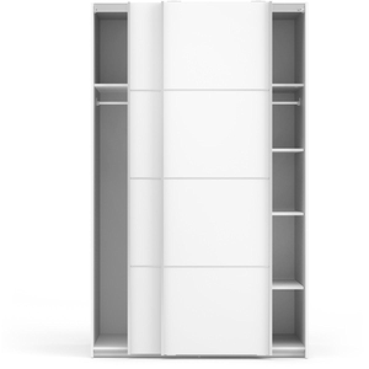 Valentino Sliding Wardrobe with 5 Shelves - Oak – image 17