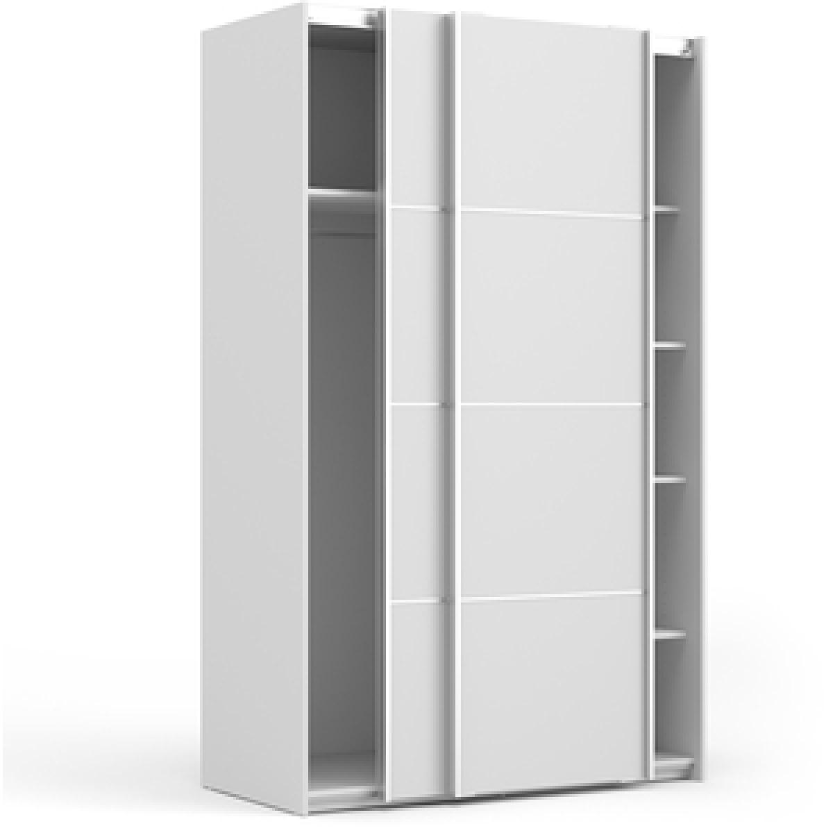 Valentino Sliding Wardrobe with 5 Shelves - Oak – image 18
