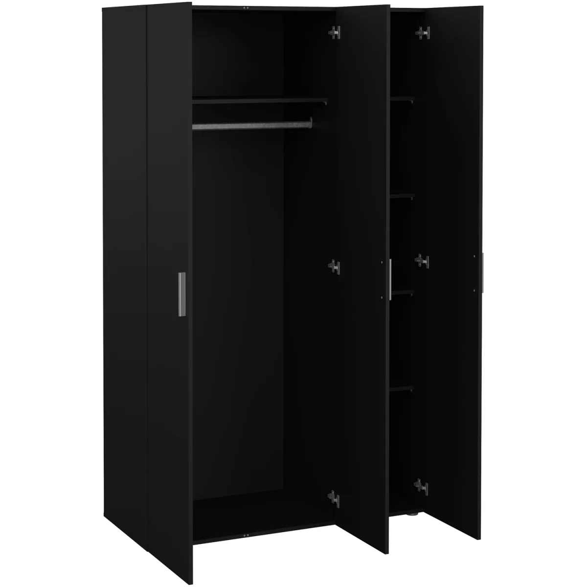 Pepe Wardrobe with 3 Doors - Black – image 5