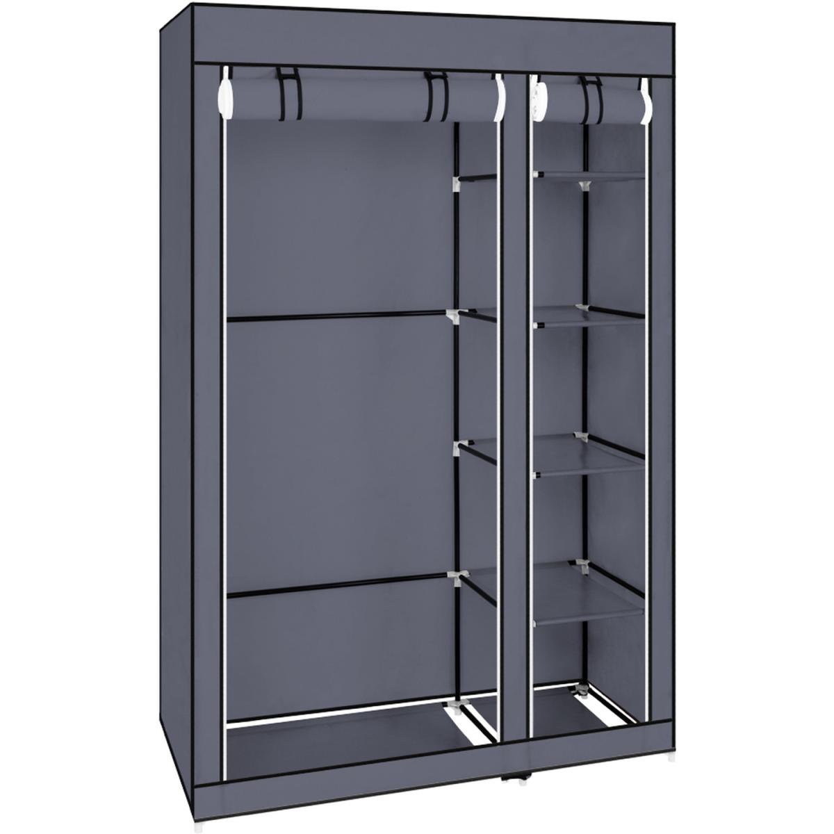 Freestanding Foldable Wardrobe - Black / 5 Layer – image 10