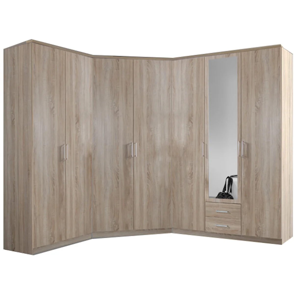 Osaka 2 Door corner oak - Oak – image 3