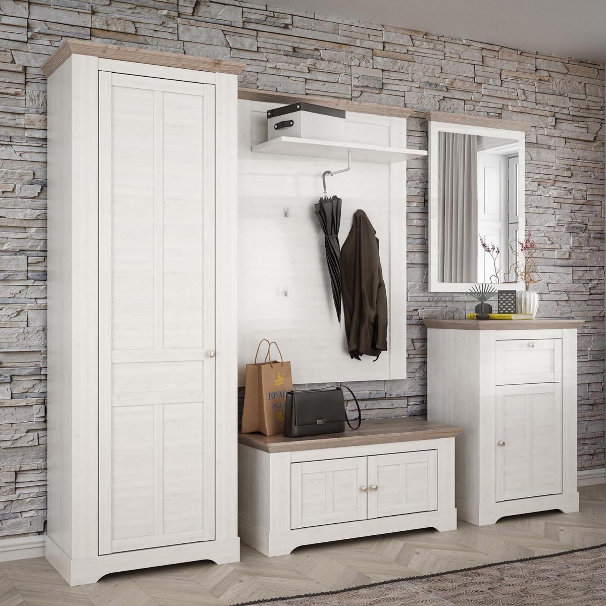 Illopa Hallway Wardrobe - Snowy Oak – image 5