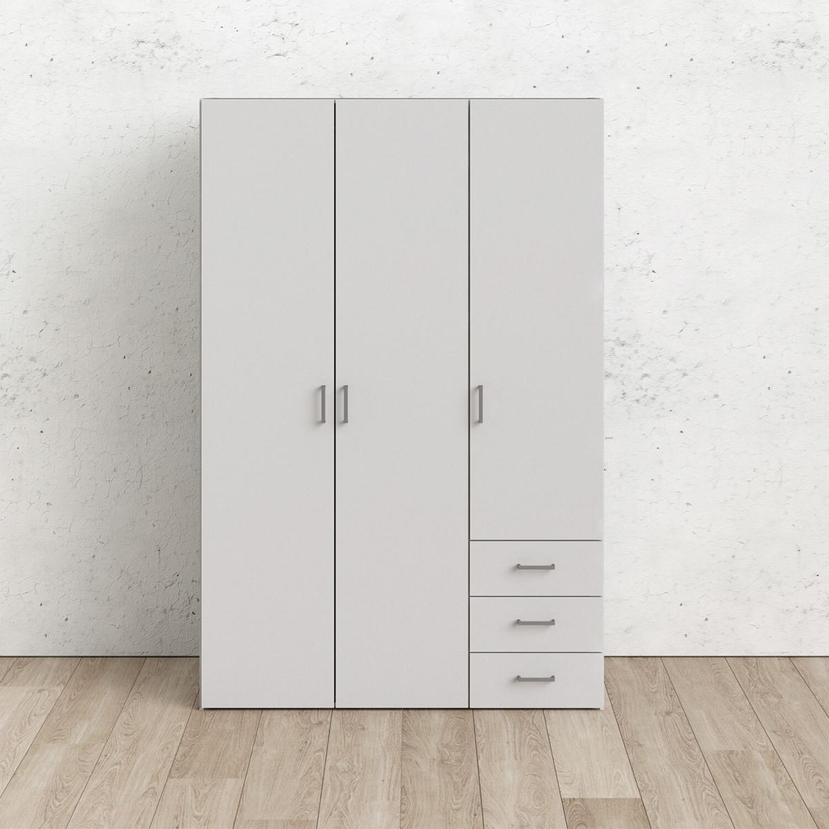 Space 3-Door 3-Drawer Wardrobe – image 7