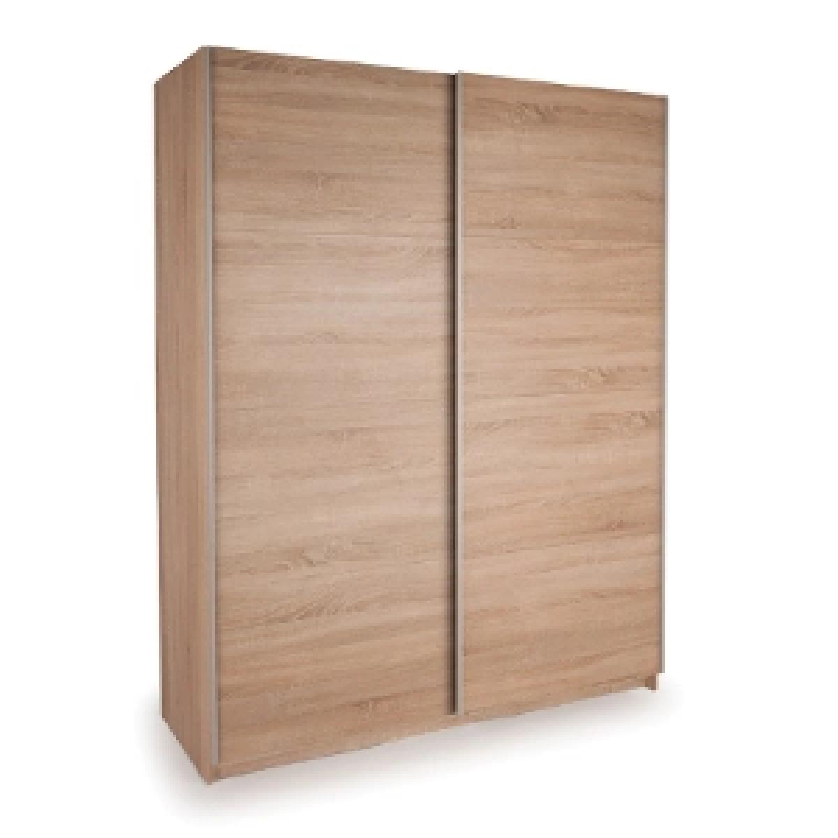 Dallas Oak Sliding Wardrobe - Oak / Double Mirror – image 3