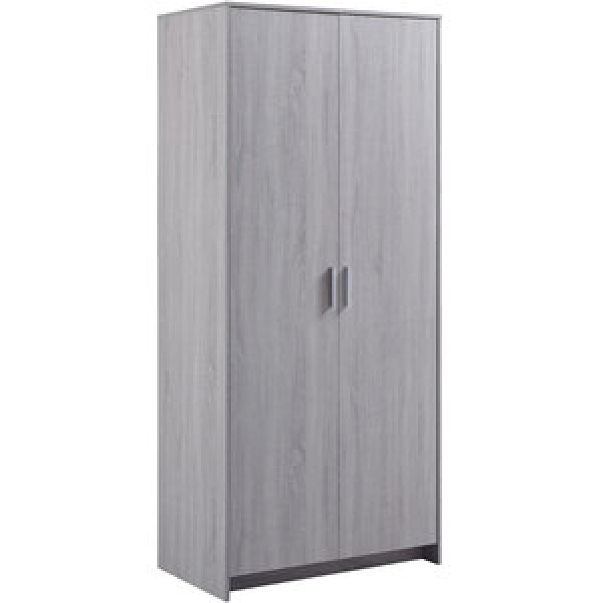 Hartley 2 Door Wardrobe - Light Grey – image 7