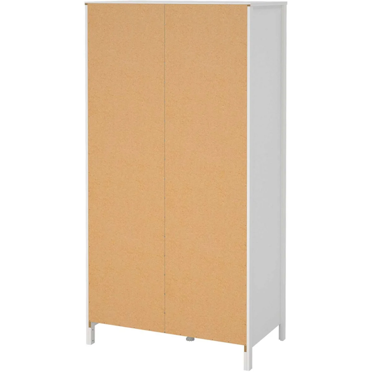 Wildberry Matt 2 Door Wardrobe with Mirror and 2 Drawers - Matt White – image 3