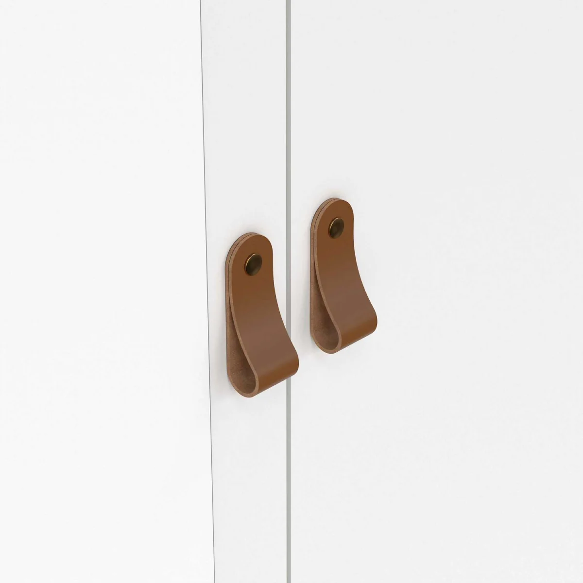 Wildberry Matt 2 Door Wardrobe with Mirror and 2 Drawers - Matt White – image 7