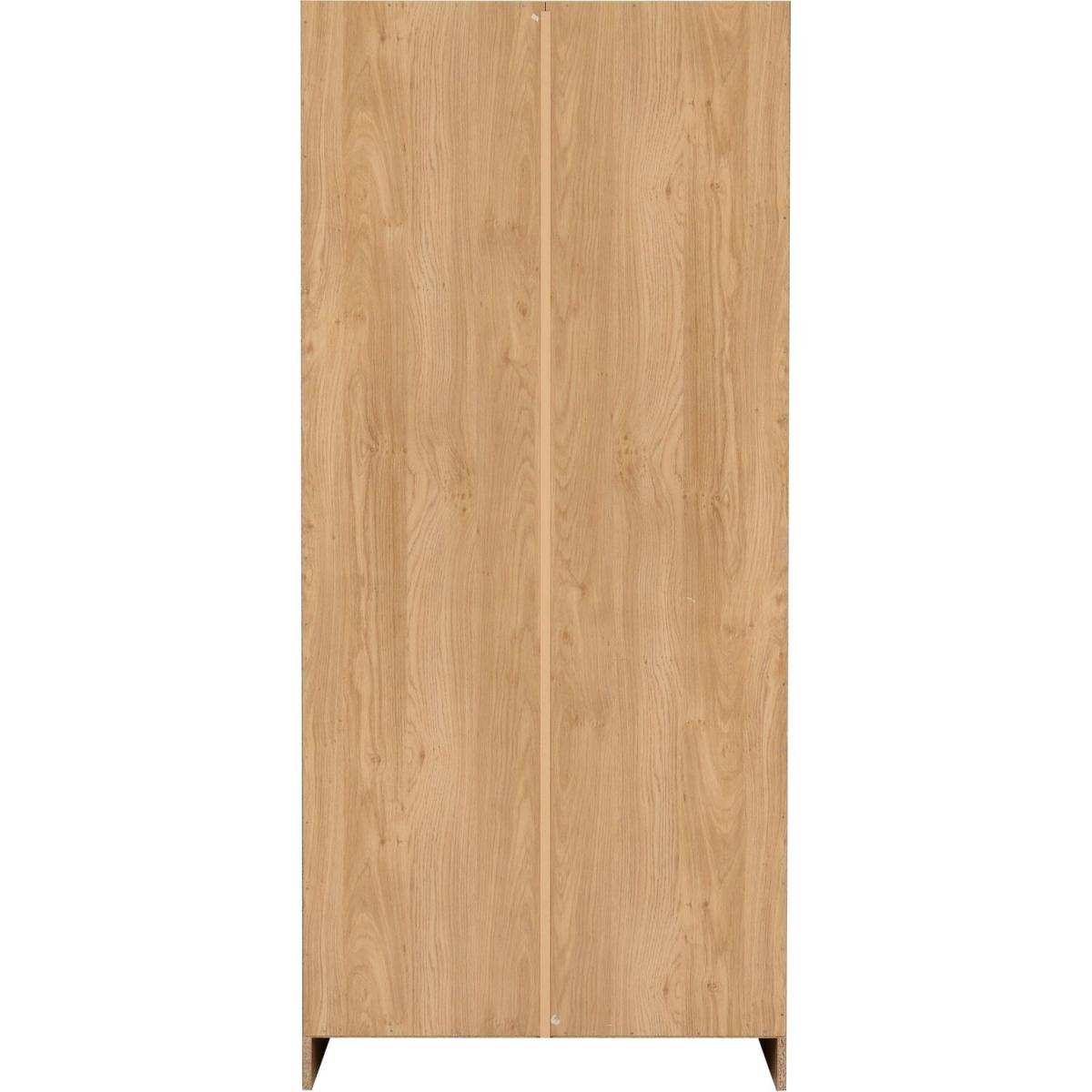 Bellingham 2 Door Wardrobe - Oak Effect – image 2