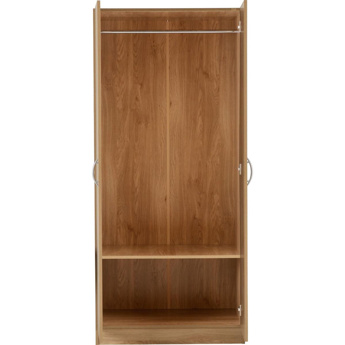 Bellingham 2 Door Wardrobe - Oak Effect – image 3