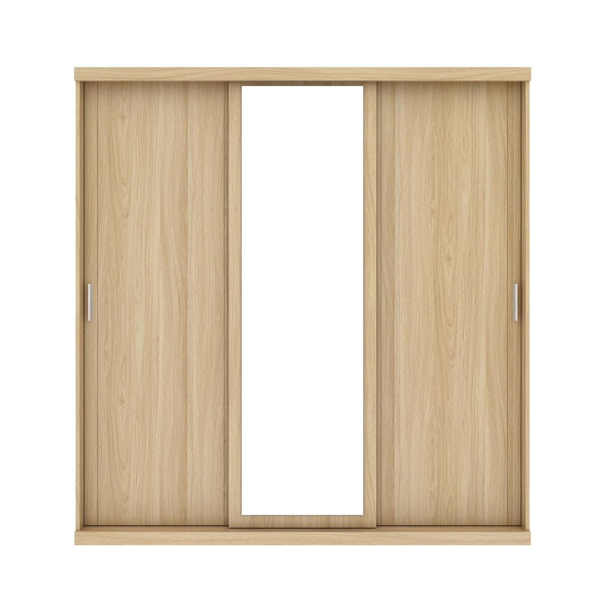 Compton 3 Door Sliding Wardrobe with Mirror – image 2